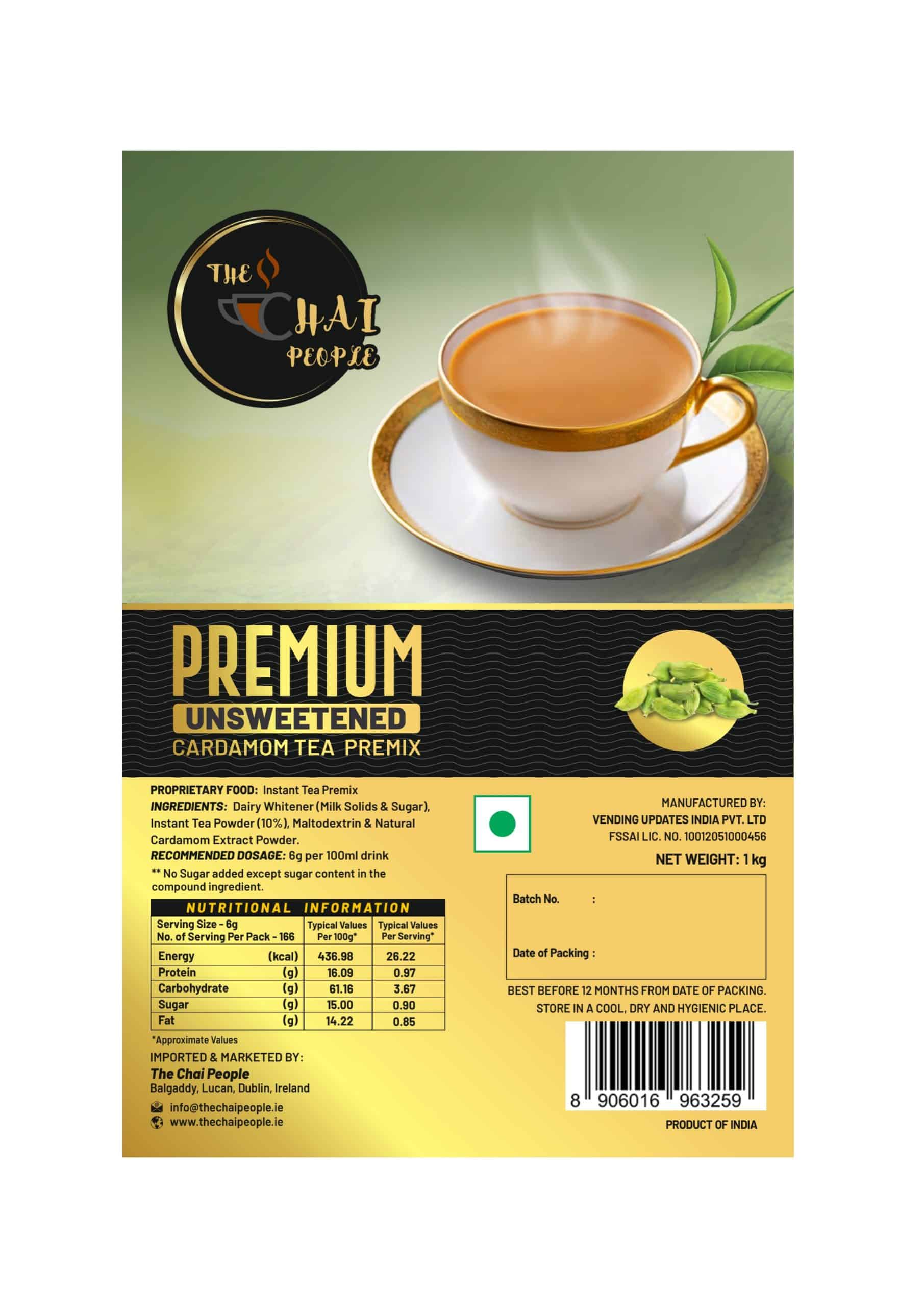 Kadak Unsweetened Cardamom Tea Premix