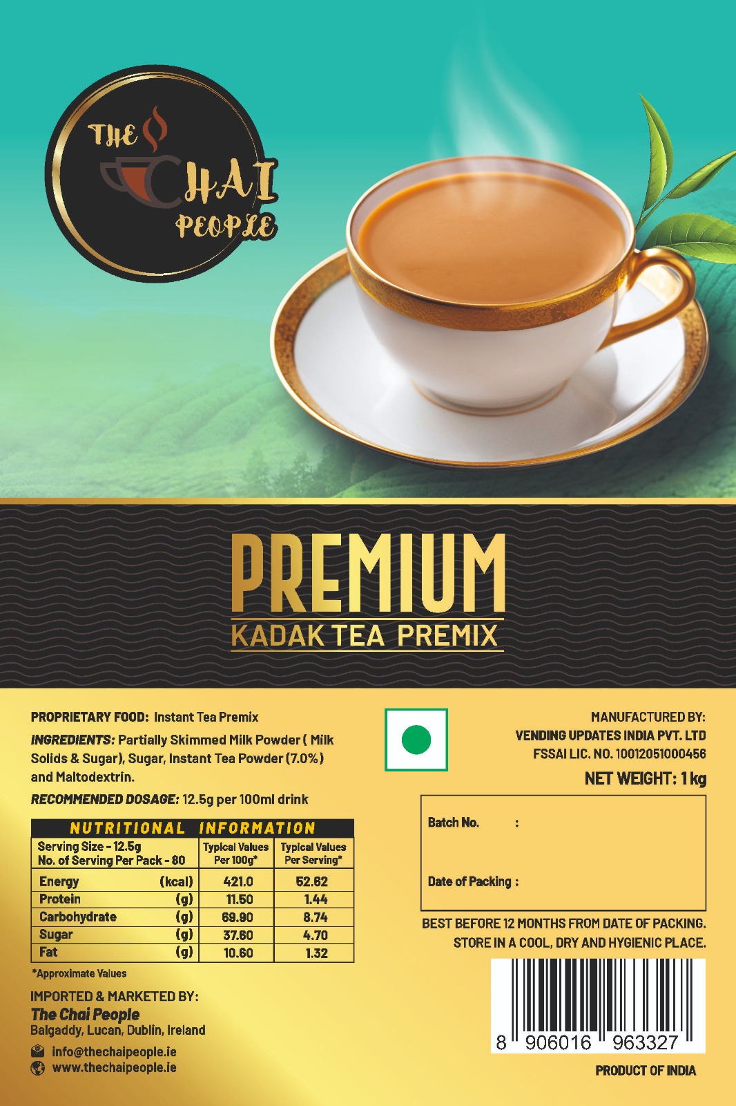 Premium Kadak Tea Premix