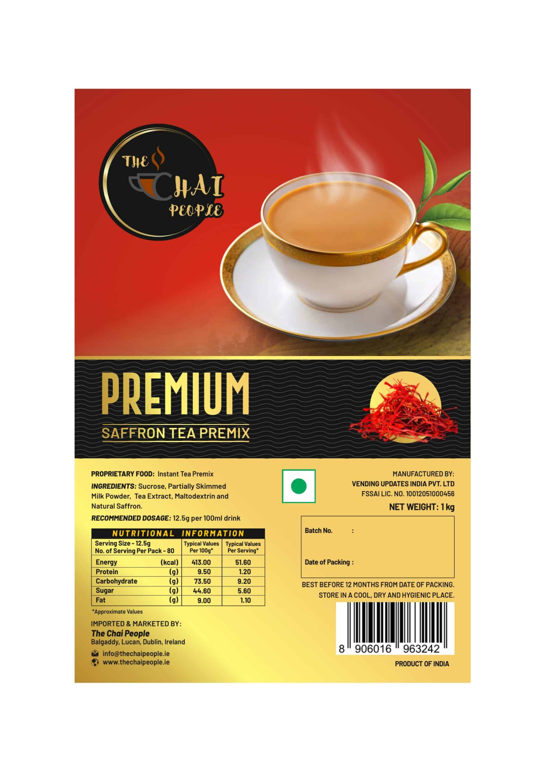 Kadak Saffron Tea Premix